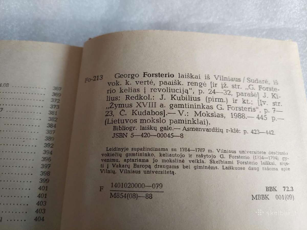 Georgo Forsterio laiškai iš Vilniaus - nuotraukos Nr. 9