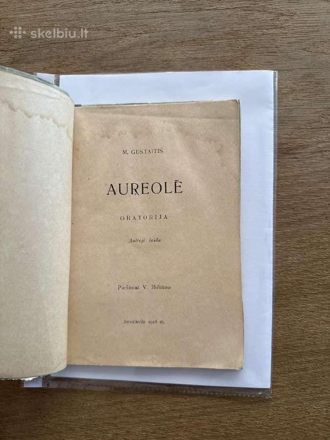 Aureolė 1918 m.