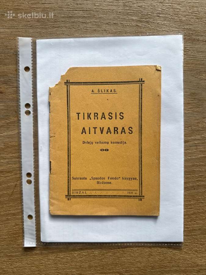 Tikrasis aitvaras 1935 m.