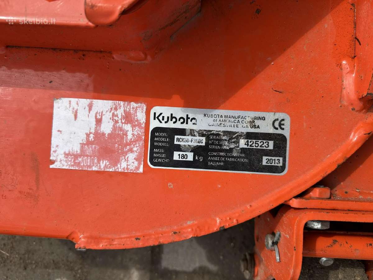 Kubota F2880, F3680, F3090, F3890 Dalys - nuotraukos Nr. 5