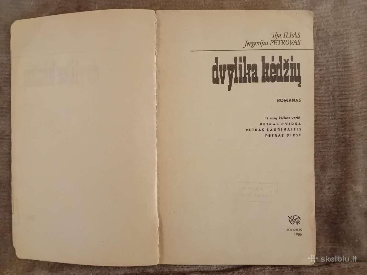 I. Ilfas, J. Petrovas. Dvylika kėdžių - nuotraukos Nr. 2