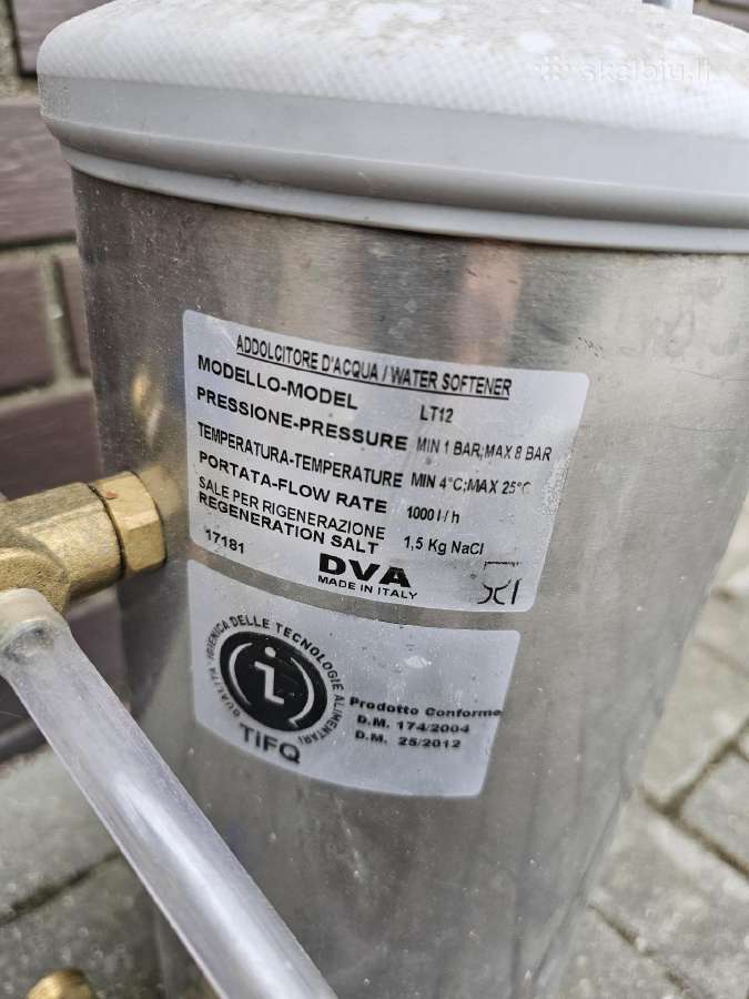 Vandens minkštinimo aparatas - nuotraukos Nr. 2