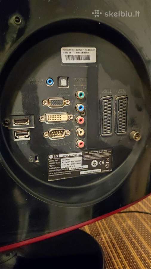 Televizorius LG Flatron M237wdp-pc - nuotraukos Nr. 2