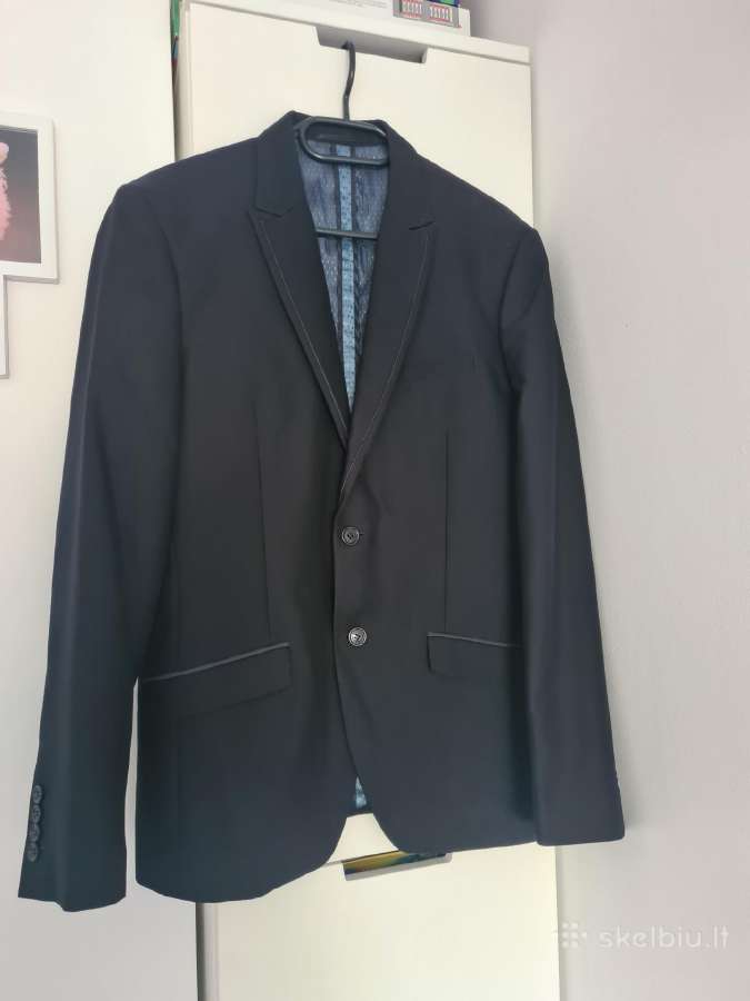 Selected/homme vyriškas, juodas švarkas