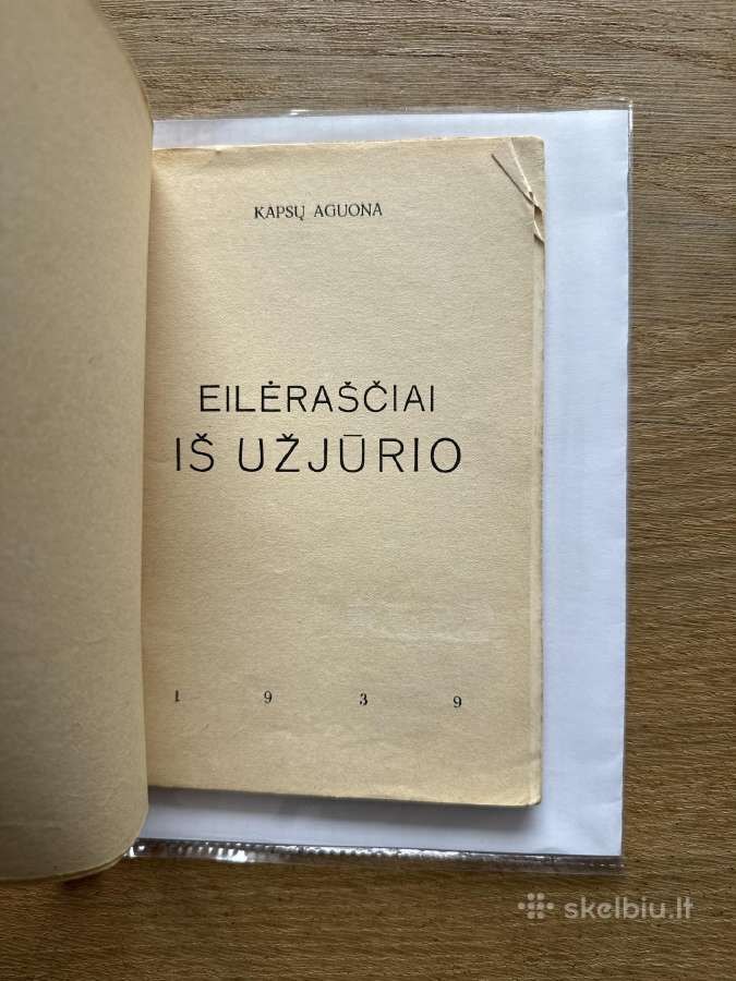 Eilėraščiai iš užjūrio 1939 m. - nuotraukos Nr. 2