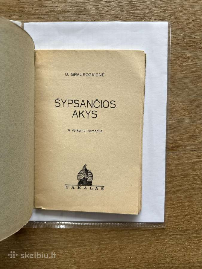 Šypsančios akys.4 veiksmų komedija. - nuotraukos Nr. 2