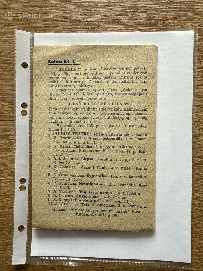 Šypsančios akys.4 veiksmų komedija. - nuotraukos Nr. 8