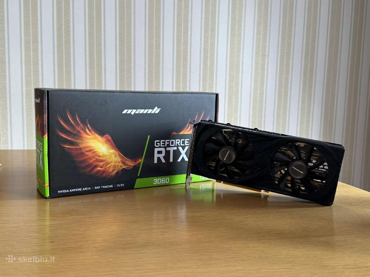 Manli Rtx 3060 12gb vaizdo plokštė