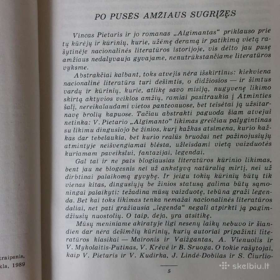 Vincas Pietaris " Algimantas ". - nuotraukos Nr. 7
