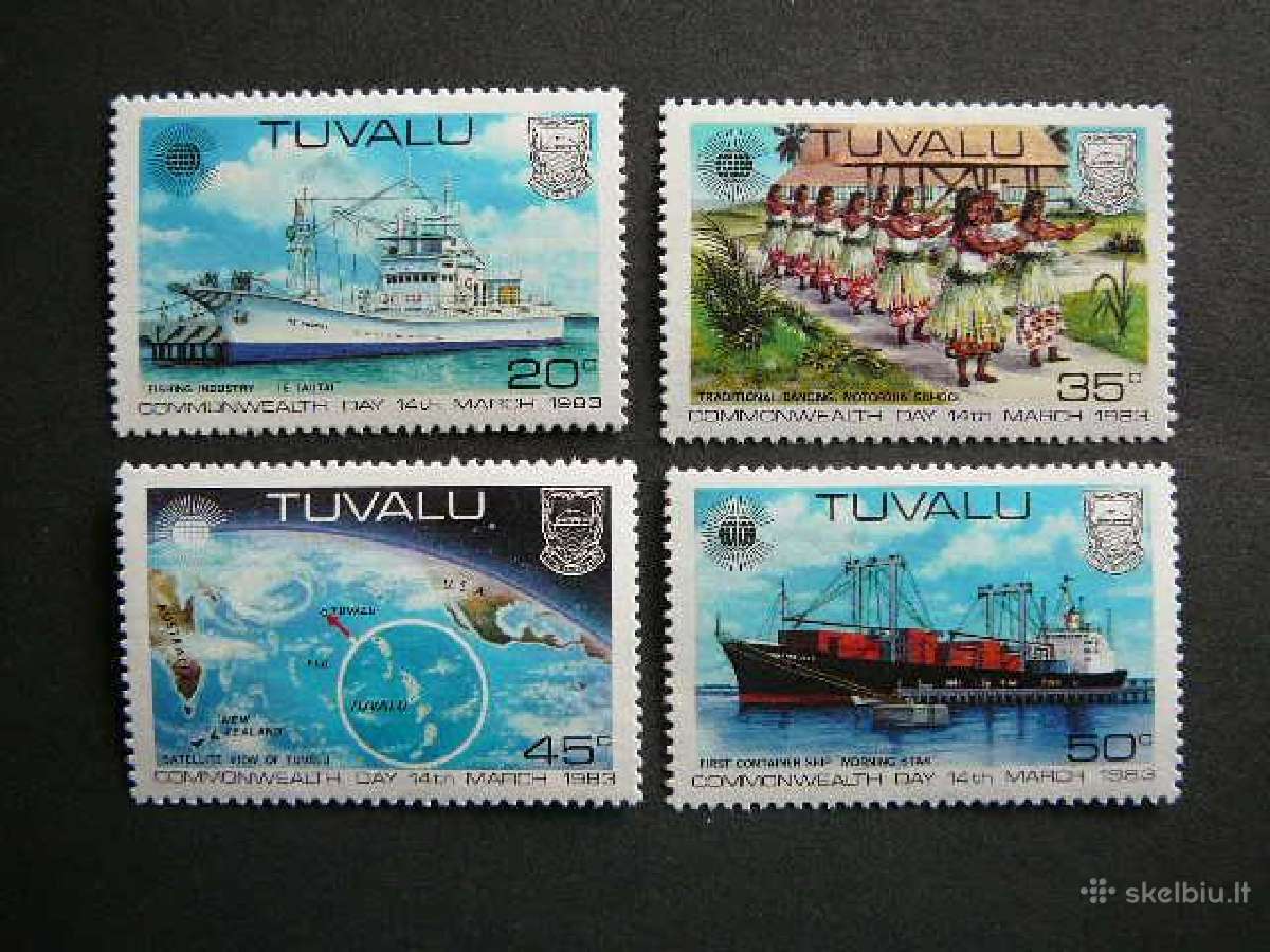 Laivai Tuvalu 1983 Mnh tv4
