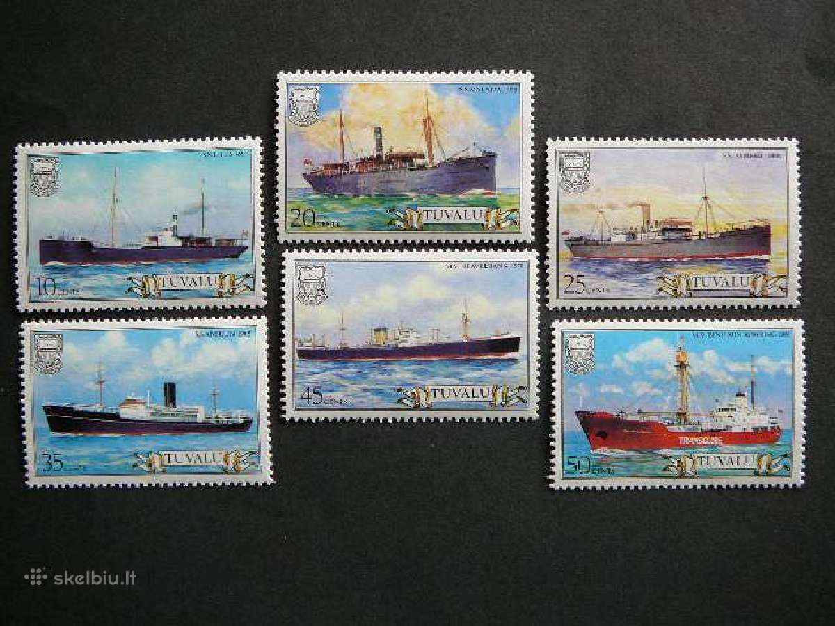 Laivai Tuvalu 1984 Mnh tv04