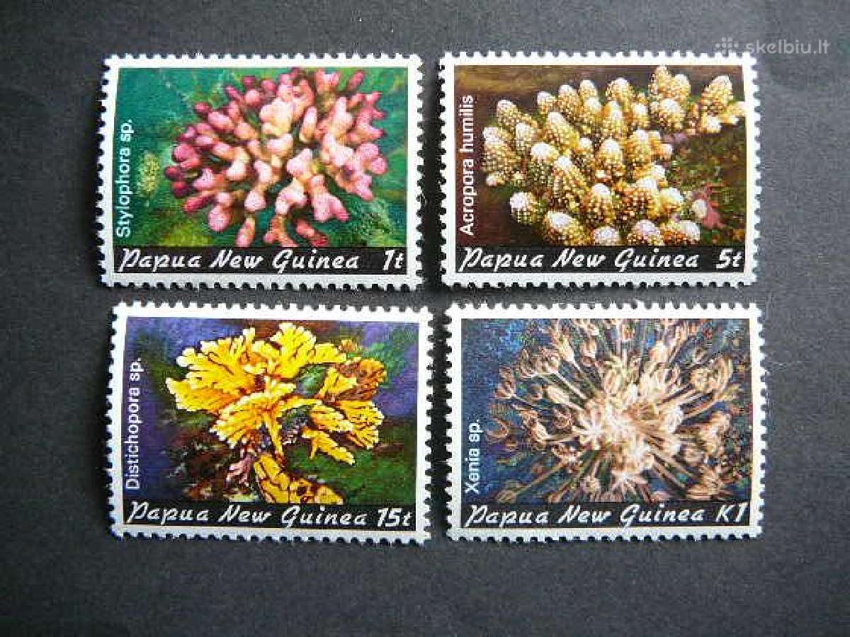 Koralai Papua N. Gvineja 1982 Mnh ng39