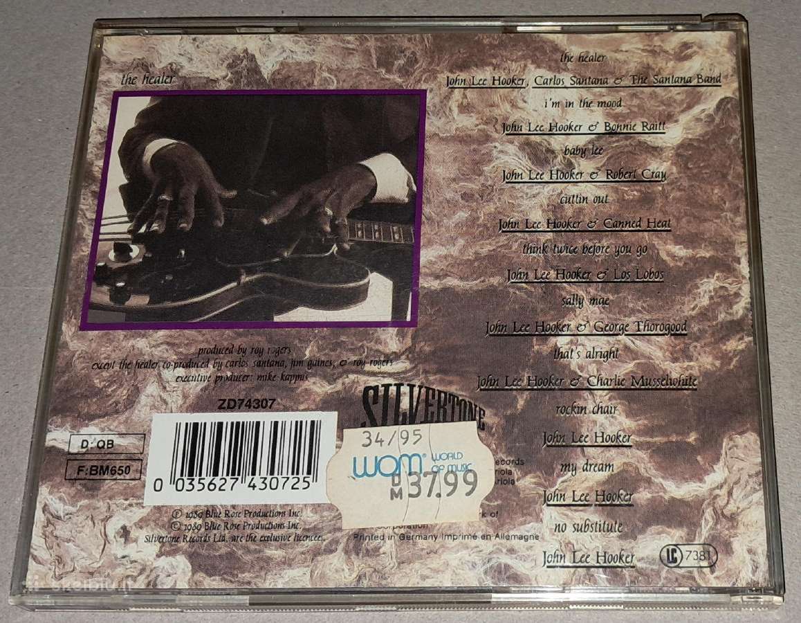 John Lee Hooker – The Healer (Audio CD) - nuotraukos Nr. 2