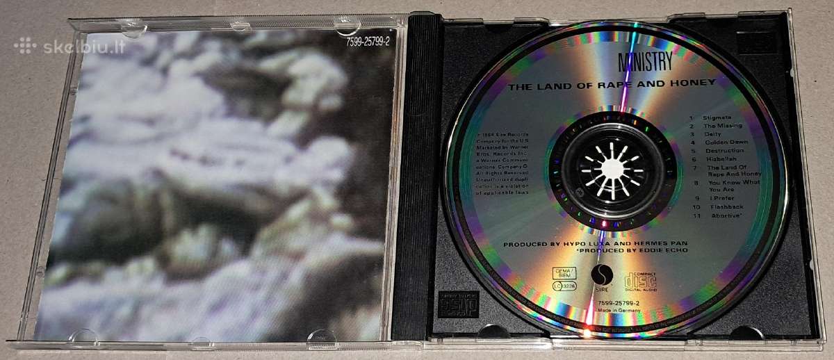 Ministry – The Land Of Rape And Honey (Audio CD) - nuotraukos Nr. 3