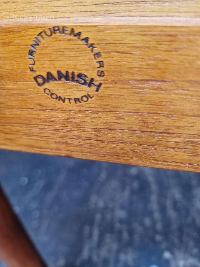 Vintažinės mid century tikmedžio kėdės - nuotraukos Nr. 38