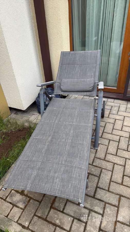 Sodo gultas šezlongas 40€