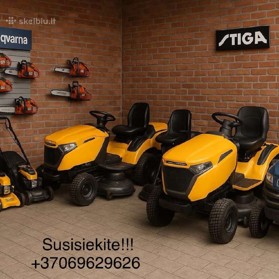Superkame sodo techniką! Traktoriukus, žoliapjoves - nuotraukos Nr. 2