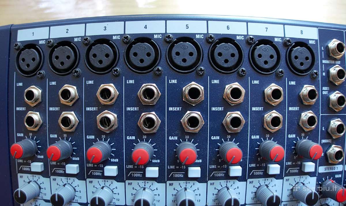 „soundcraft“ Mfxi 8/2 maišytuvas - nuotraukos Nr. 2