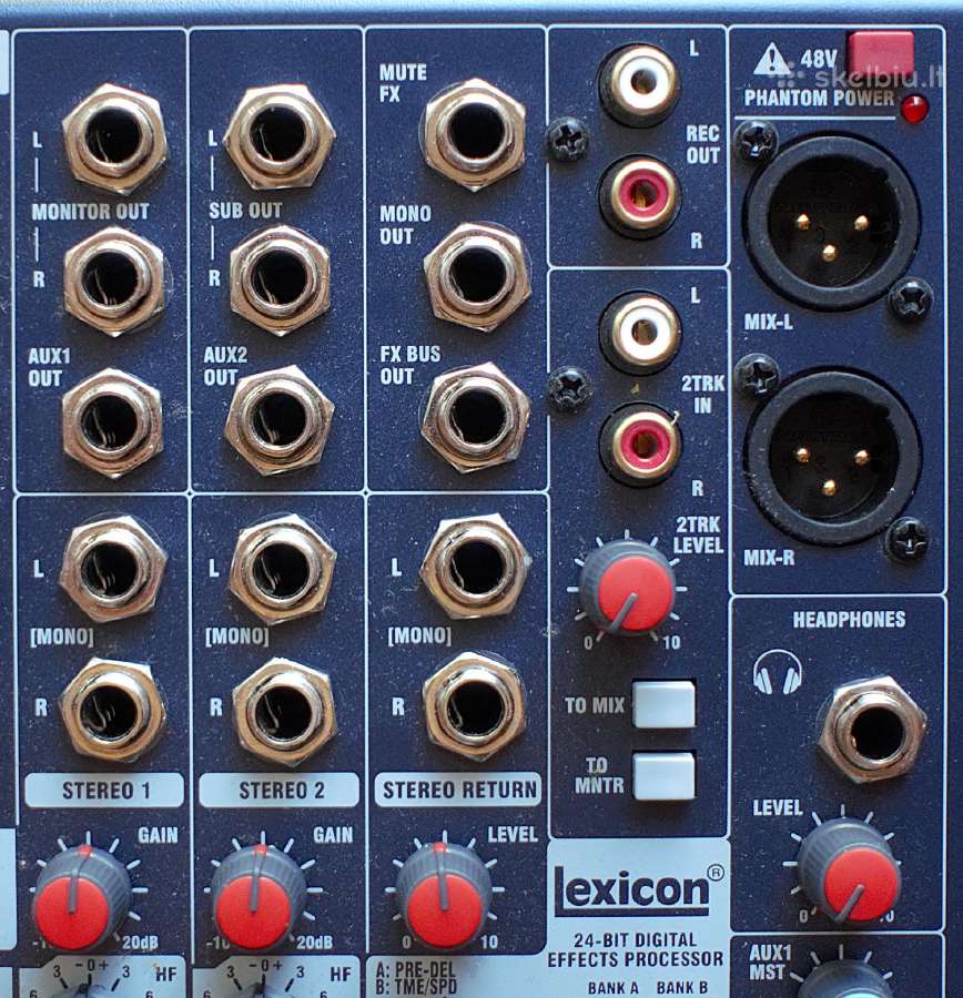 „soundcraft“ Mfxi 8/2 maišytuvas - nuotraukos Nr. 3