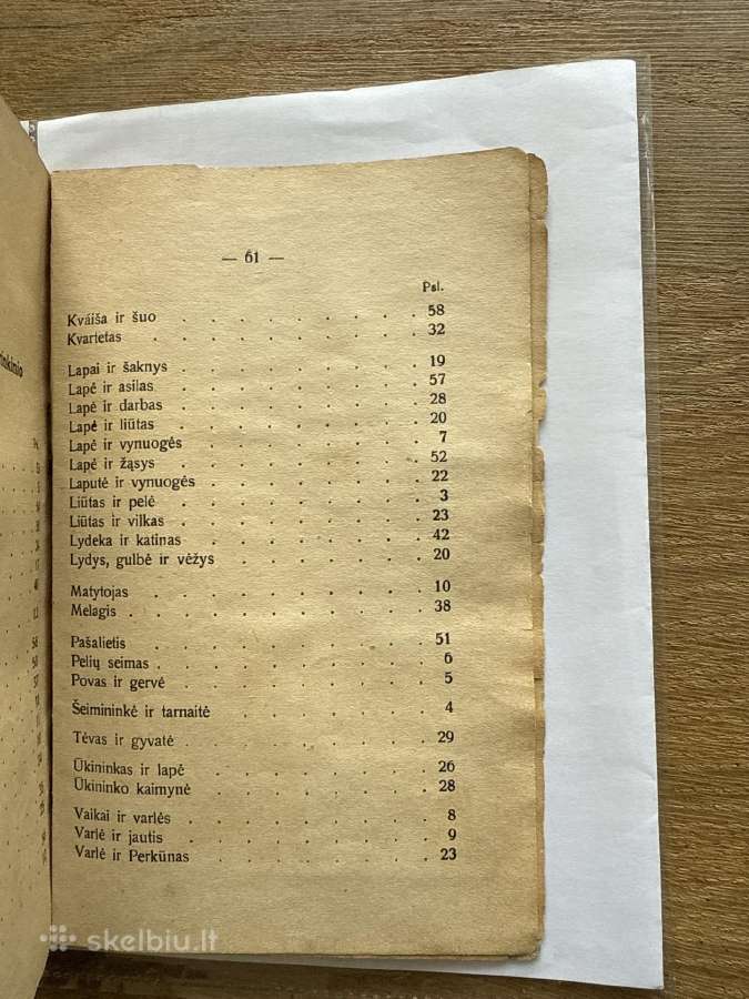Pasakėčios. Rinkinėlis (1-56) kalbos ir literatūro - nuotraukos Nr. 7