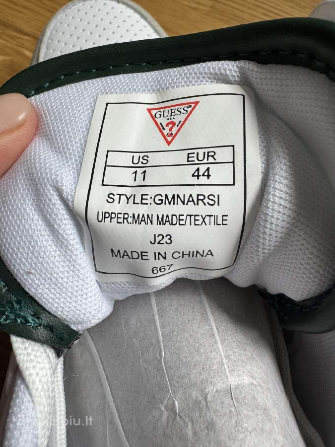 Originalūs vyriški Guess sportiniai batai 44 dydis - nuotraukos Nr. 7