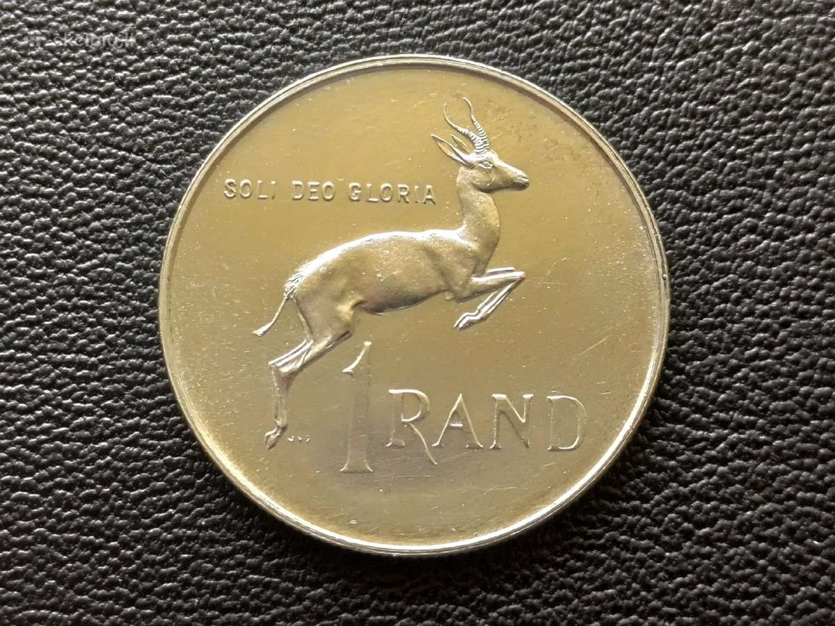 (395) 1 randas 1965m. Pietų Afrika sidabras 800