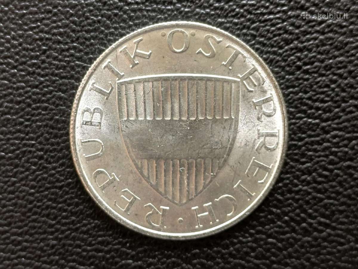 (397) 10 šilingų 1973m. Austrija sidabras 640