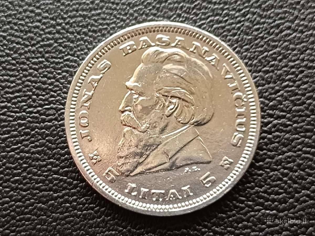 (556) 5 litai 1936m. Sidabras
