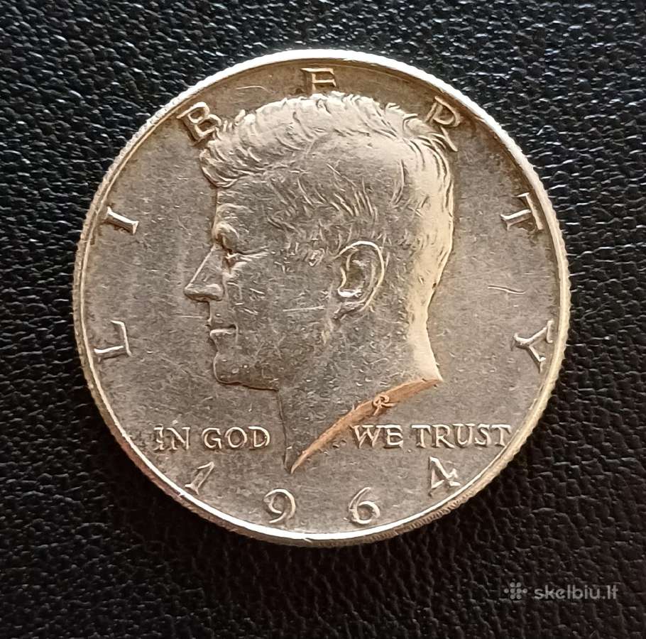 (497) Half dollar 1964m. Sidabras 900 - nuotraukos Nr. 2