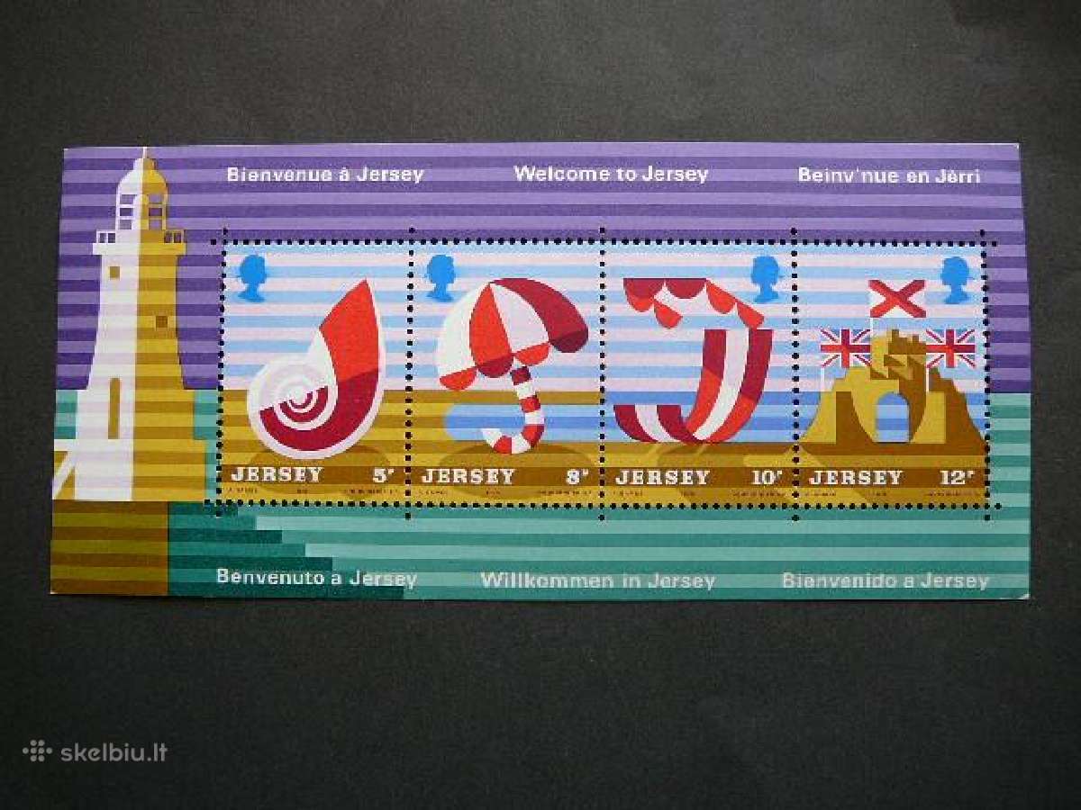 Turizmas Jersey 1975 svarus ukj434