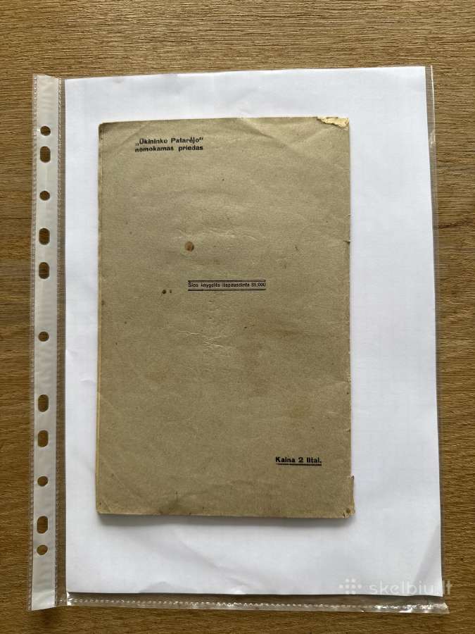 Daržovių valgiai 1934 m. - nuotraukos Nr. 8