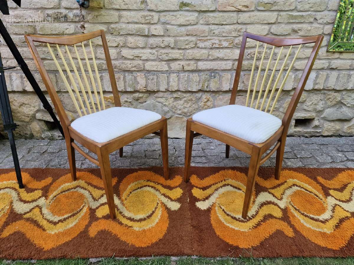 Vintažinės Mid Century autorinės kėdės