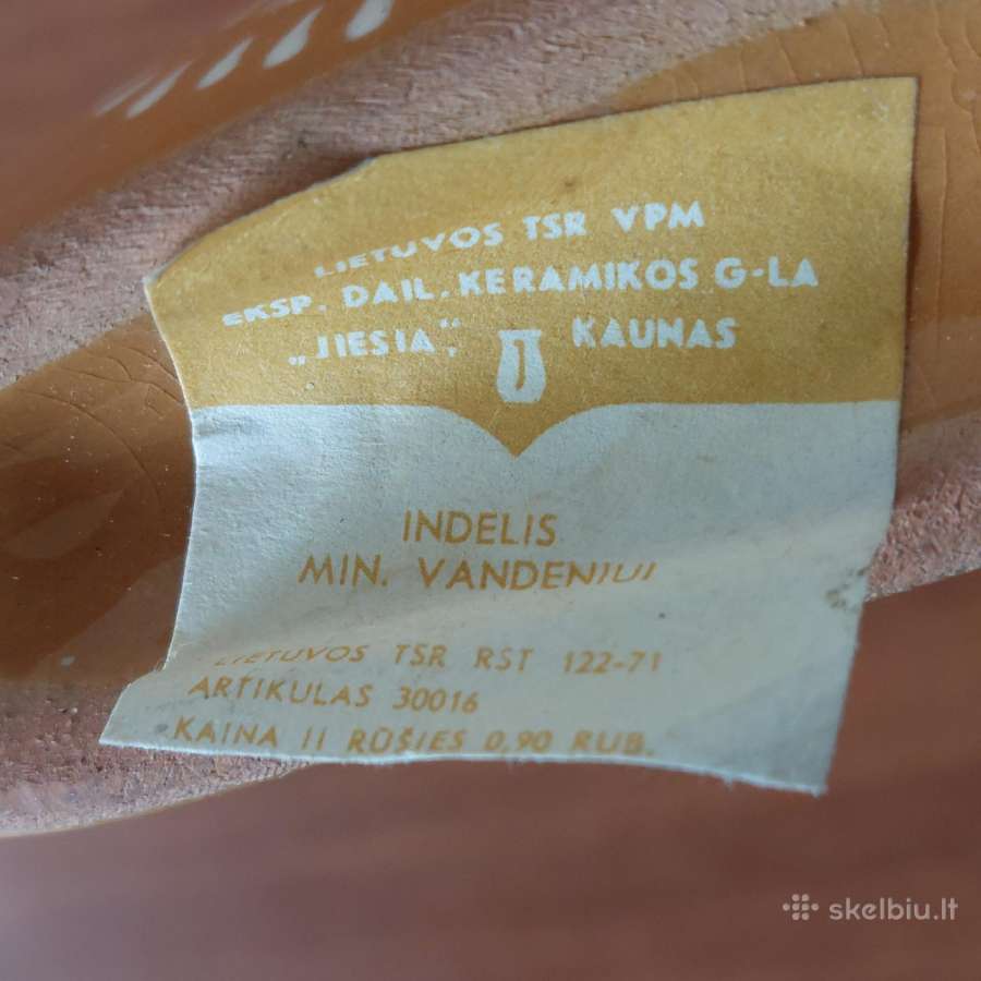 Lietuviški puodeliai mineraliniam vandeniui - nuotraukos Nr. 13