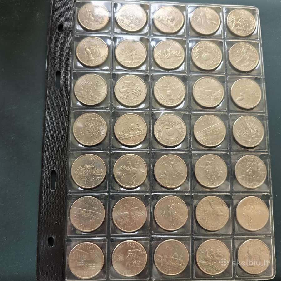 JAV Usa 25 cents ketvirčiai teritorijos iš apyvart - nuotraukos Nr. 2