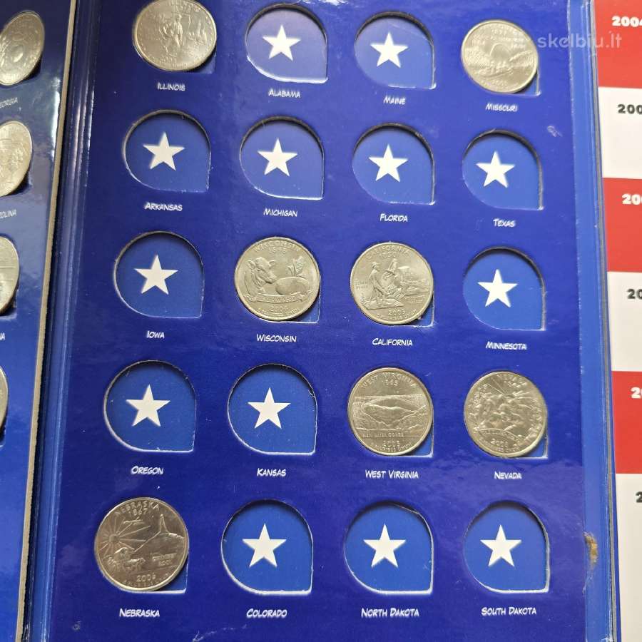 JAV Usa 25 cents ketvirčiai teritorijos iš apyvart - nuotraukos Nr. 4