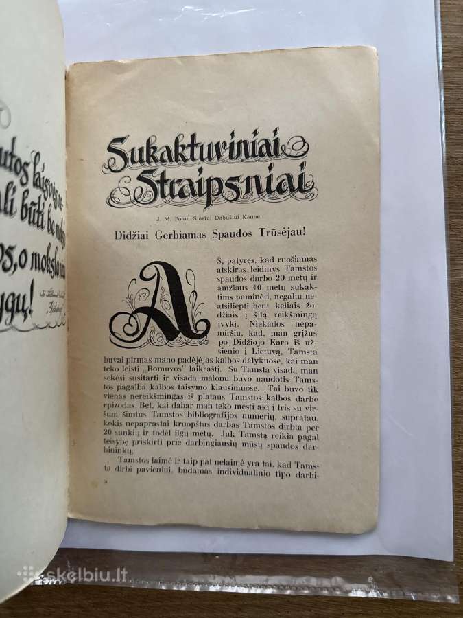 Dabušio indėlis į kultūrą 1938 m. - nuotraukos Nr. 8