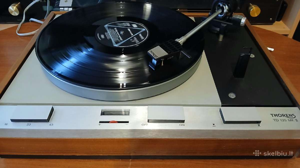 Veikiantis originalus Thorens Td 125 Mk II - Skelbiu.lt