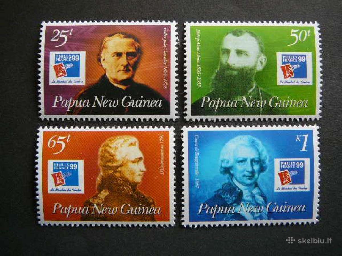 Izymus zmones Papua N. Gvineja 1999 Mnh ng399
