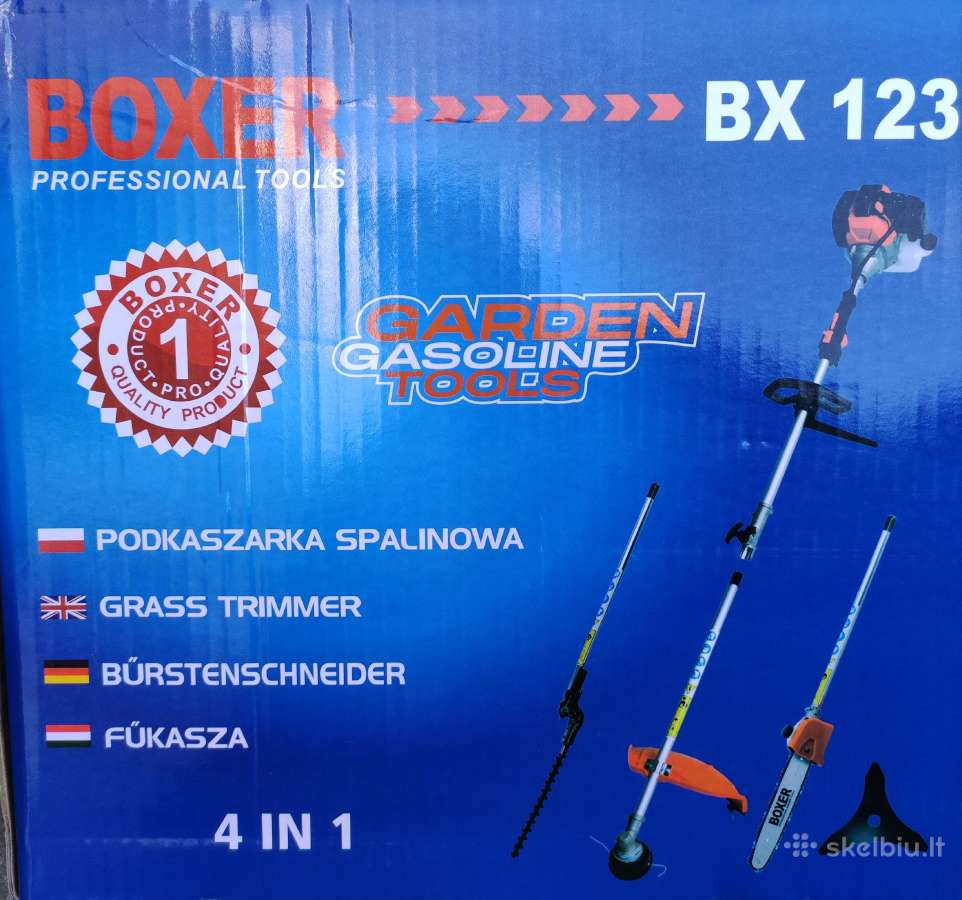 Trimeriai Demon ir Boxer 4in1žolepjovė vejapjovė - nuotraukos Nr. 11