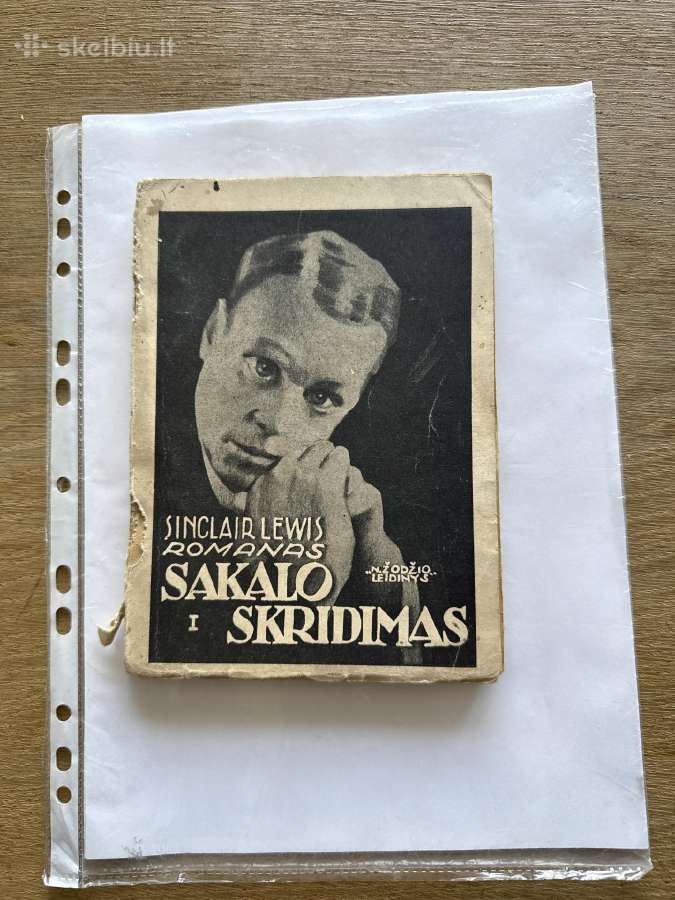 Sakalo skridimas I tomas 1930 m.