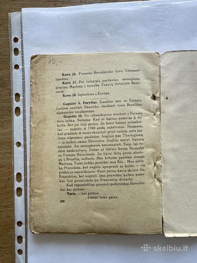 Sakalo skridimas I tomas 1930 m. - nuotraukos Nr. 7
