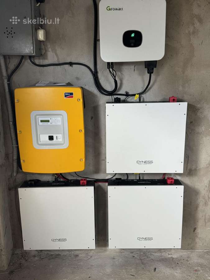 Hv ir Lv energijos kaupikliai ir inverteriai