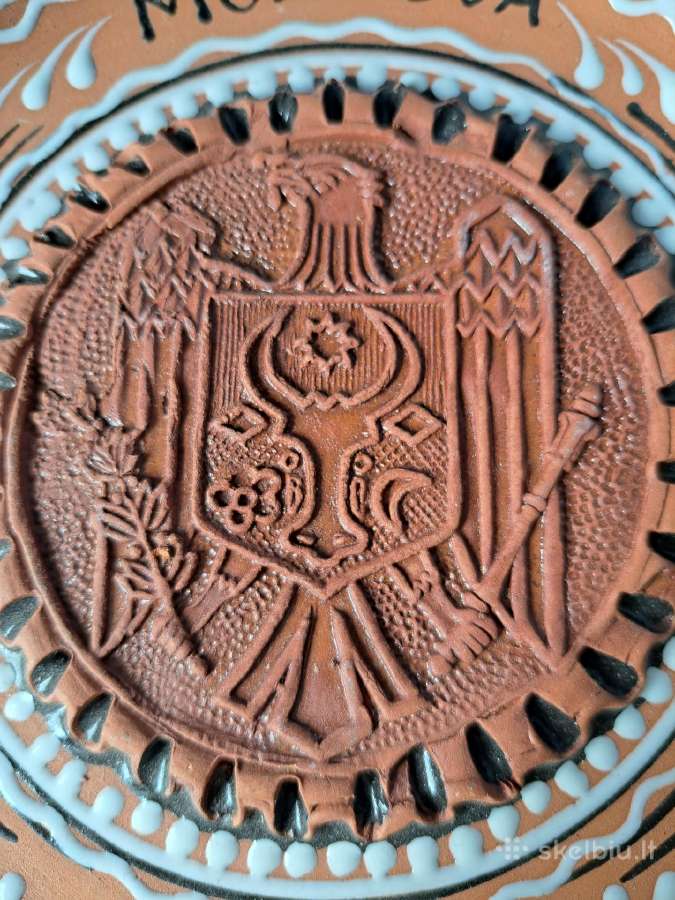 Didelės vintažinės kabinamos lėkštes. - nuotraukos Nr. 3