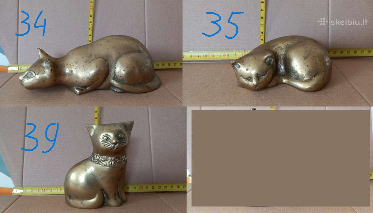 3 kačiukų skulptūrėlės .D
