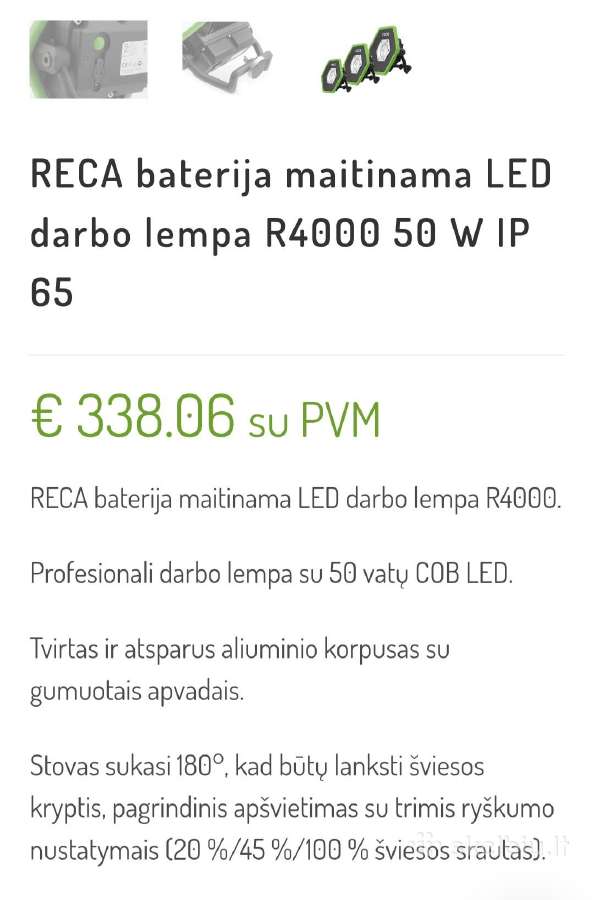 LED lempa darbo - nuotraukos Nr. 4