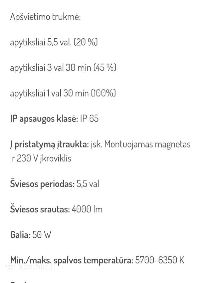 LED lempa darbo - nuotraukos Nr. 5