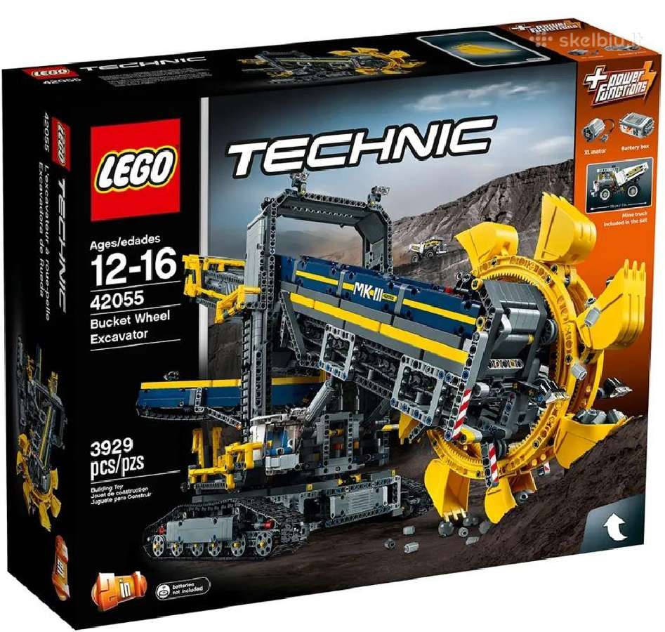 Lego Technic 42055 Bucket wheel eXC irkiti (naujas