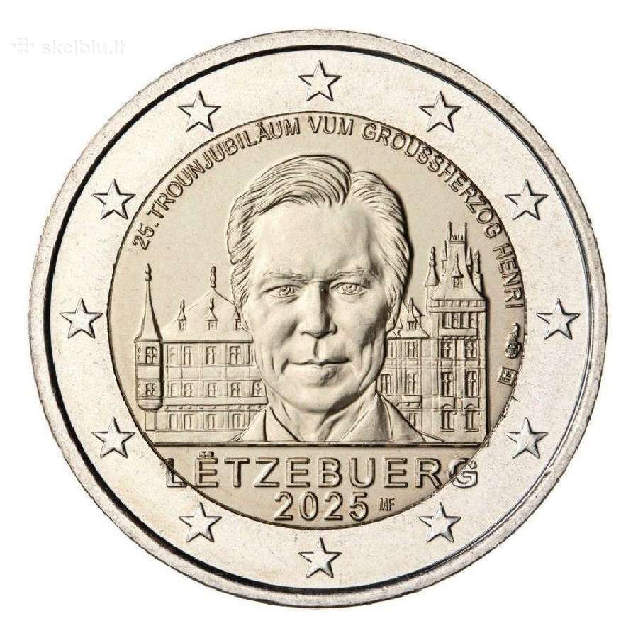 Liuksemburgo proginės euro monetos - nuotraukos Nr. 2
