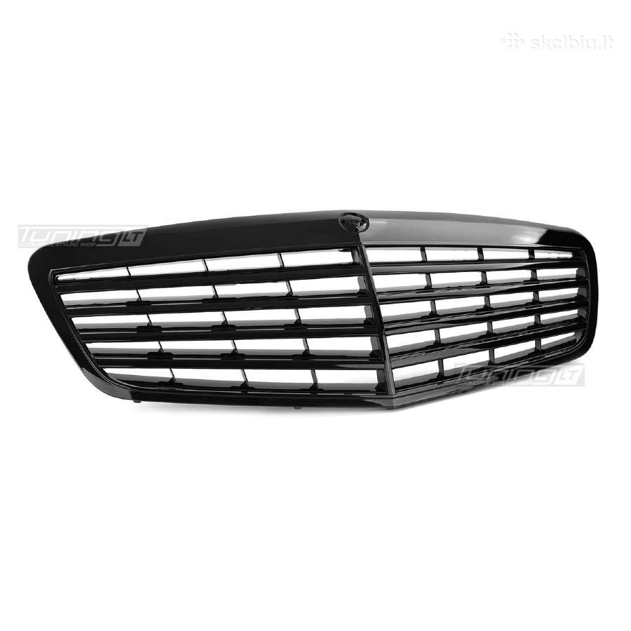 Mercedes W221 facelift juodos Priekinės Grotelės - nuotraukos Nr. 2
