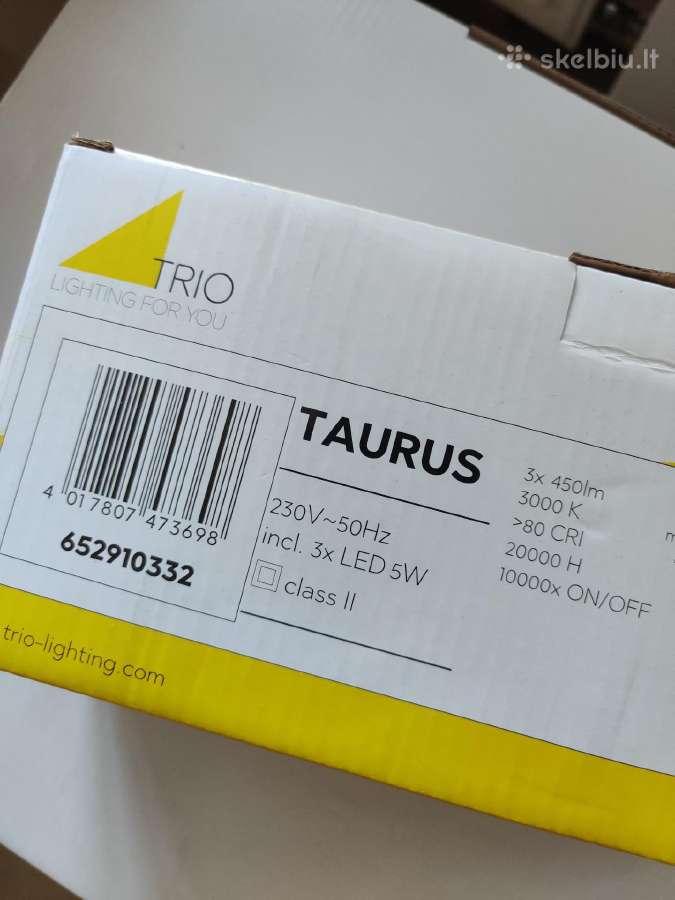Šviestuvas nukreipiamasis Trio Taurus, 5 W, LED - nuotraukos Nr. 10
